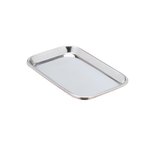 Miltex Instrument Tray, Rolled Edge, 10" × 6-1/2" × 3/4"