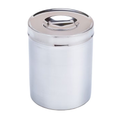 Miltex Dressing Jar with Cover Lid, 1/2 qt (4" × 2-5/8")
