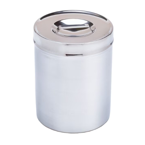 Miltex Dressing Jar with Cover Lid, 1/2 qt (4" × 2-5/8")