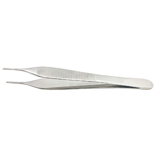 Adson Forceps, 4-3/4", Serrated, 1mm tip - Premium Quality