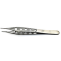 Adson Forceps, 4-3/4", Lightweight, Fenestrated Handles, Serrated, 1mm tip - Premium Quality