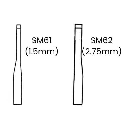 Swann Morton Chisel SM61 / SM62, (Box of 25, Sterile)