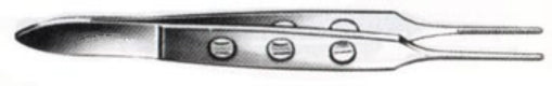 BISHOP-HARMON forceps, serrated extra delicate 0.4 mm tip, 3-1/4" long – Premium Quality