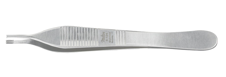 Miltex Brown-Adson Tissue Forceps, 4-3/4", Straight, 7×7 Teeth
