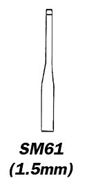 Chisel SM61 (Box of 25, Sterile)