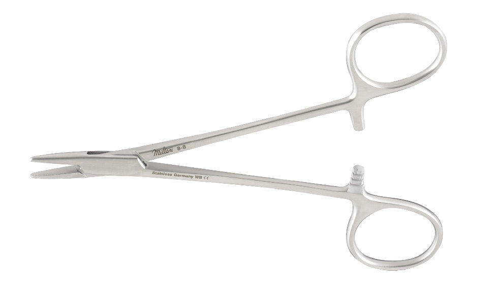 Miltex HALSEY Needle Holder, smooth jaws