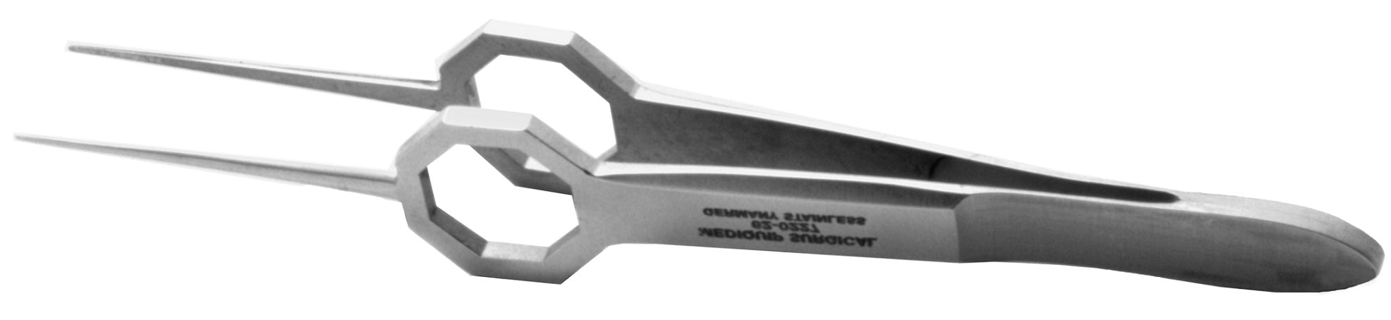 Micro Foerster Forceps, 0.5mm Wide Smooth Tips, 3-3/4" Long