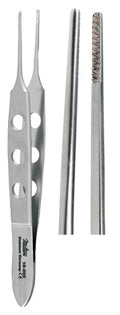 Miltex BISHOP-HARMON Dressing Forceps, 3-3/8" (8.6 cm), fine cross serrated tips 0.5 mm wide