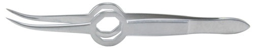 Miltex SCHAAF Foreign Forceps, 3-3/4" (9.5 cm), with grooved tips