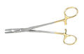 Miltex OLSEN-HEGAR Needle Holder with Suture Scissors, 6-1/2" (16.5 cm), serrated jaws, 2600 teeth P. Sq. inch