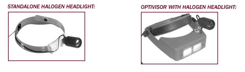 OPTIVISOR With 10W Halogen Headlight