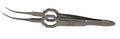 Micro Foerster Forceps, 3-3/4" Long, 0.5mm Wide 1x2 Teeth, Curved