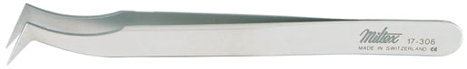 Miltex SWISS Jeweler style Forceps, non-magnetic stainless steel, style 6, Pickup, 4-1/2" (11.4 cm)