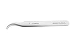 SWISS Jeweler Forceps, Style 7 Curved, 4-3/8" (11.2cm)